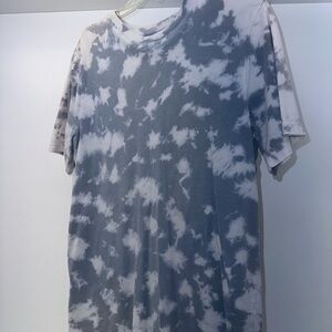 True Craft Blue and White Tie-Dye Tee